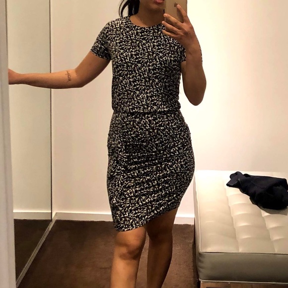 Michael Kors Camo Pencil Dress - Blk/Ivy - Picture 5 of 9